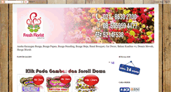 Desktop Screenshot of freshfloristjakarta.com